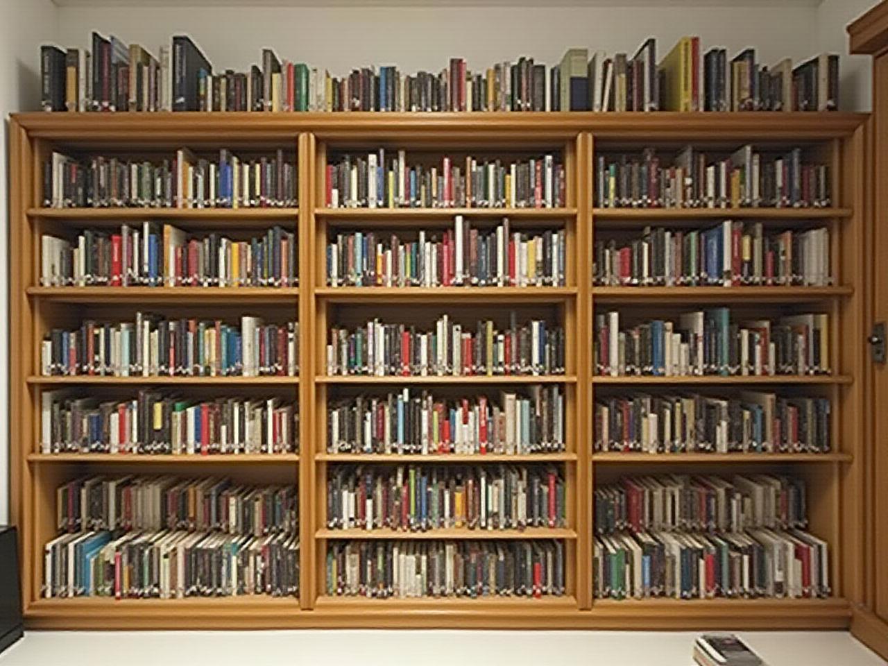 Book shelves at Seoul Literature House
